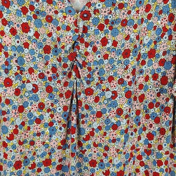 Boden Plus Size Floral Ruffle Short Sleeve  Dress Size 20/22L - Picture 14 of 14